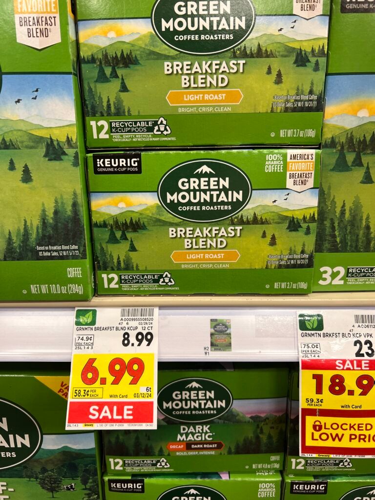 green mountain coffee kroger shelf image