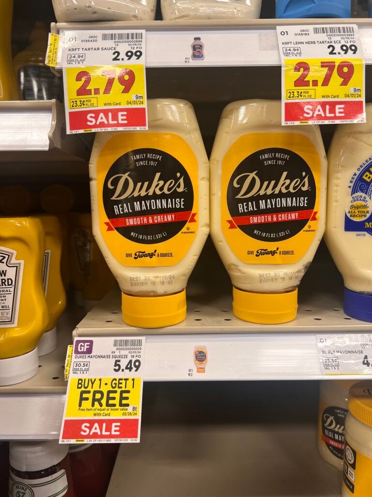 dukes mayo kroger shelf image