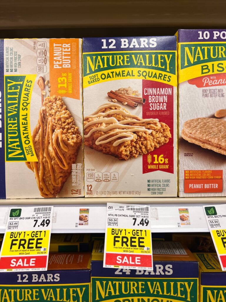 nature valley kroger shelf image