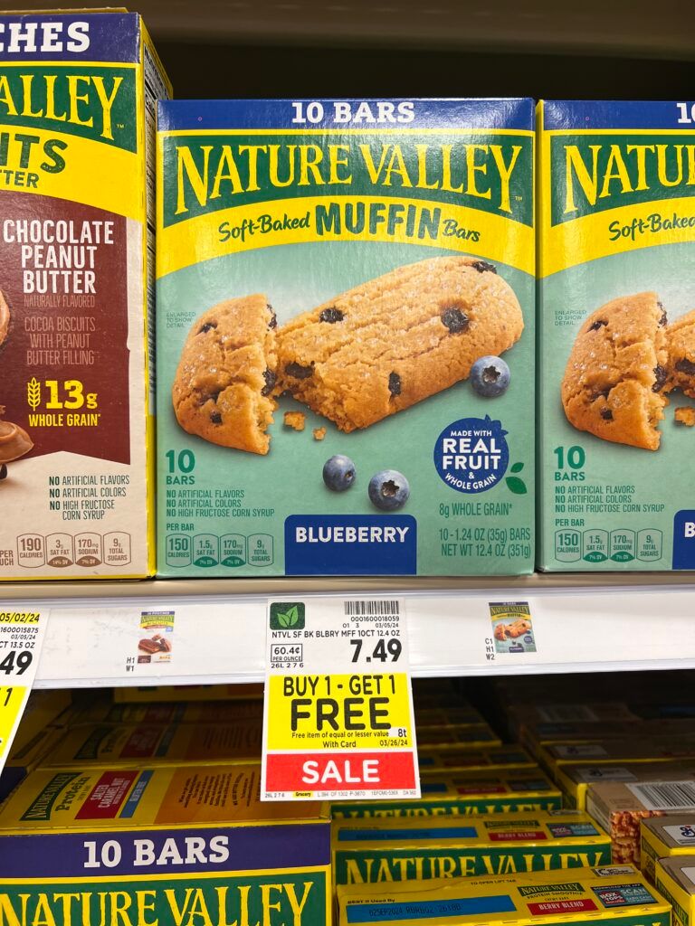 nature valley kroger shelf image