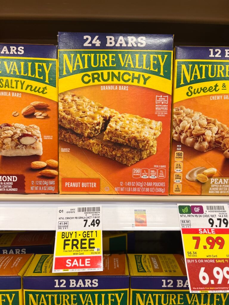 nature valley kroger shelf image
