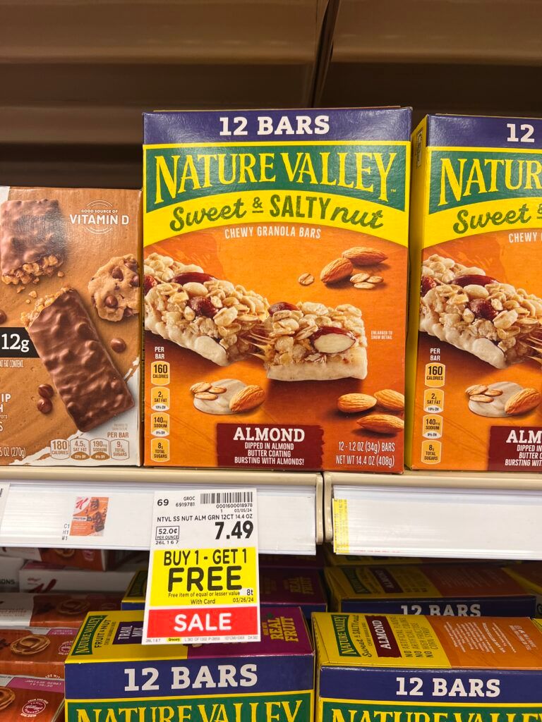 nature valley kroger shelf image