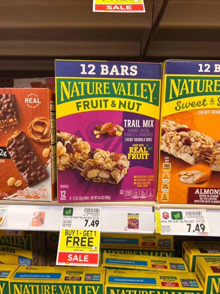 nature valley kroger shelf image
