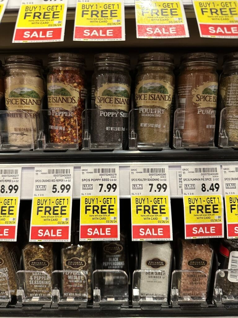 spice island spices kroger shelf image