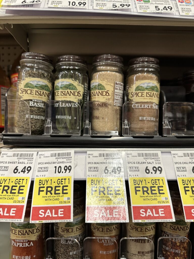 spice island spices kroger shelf image