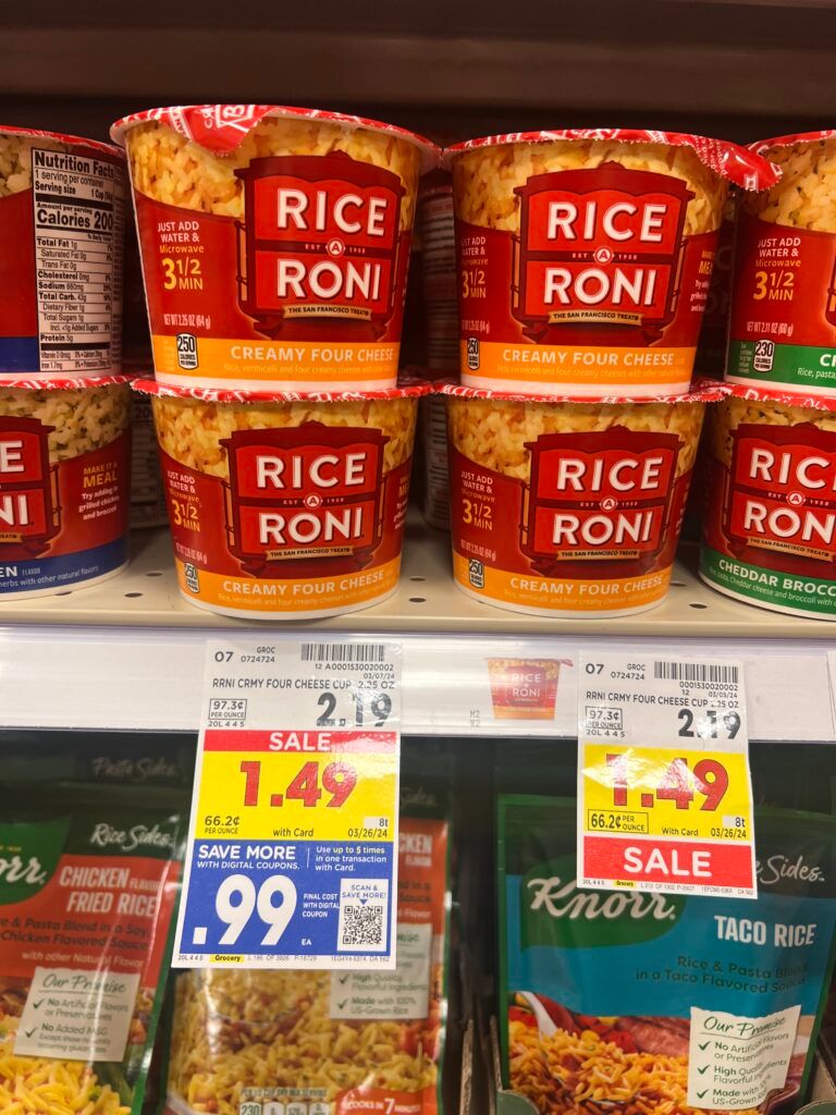 rice a roni kroger shelf image