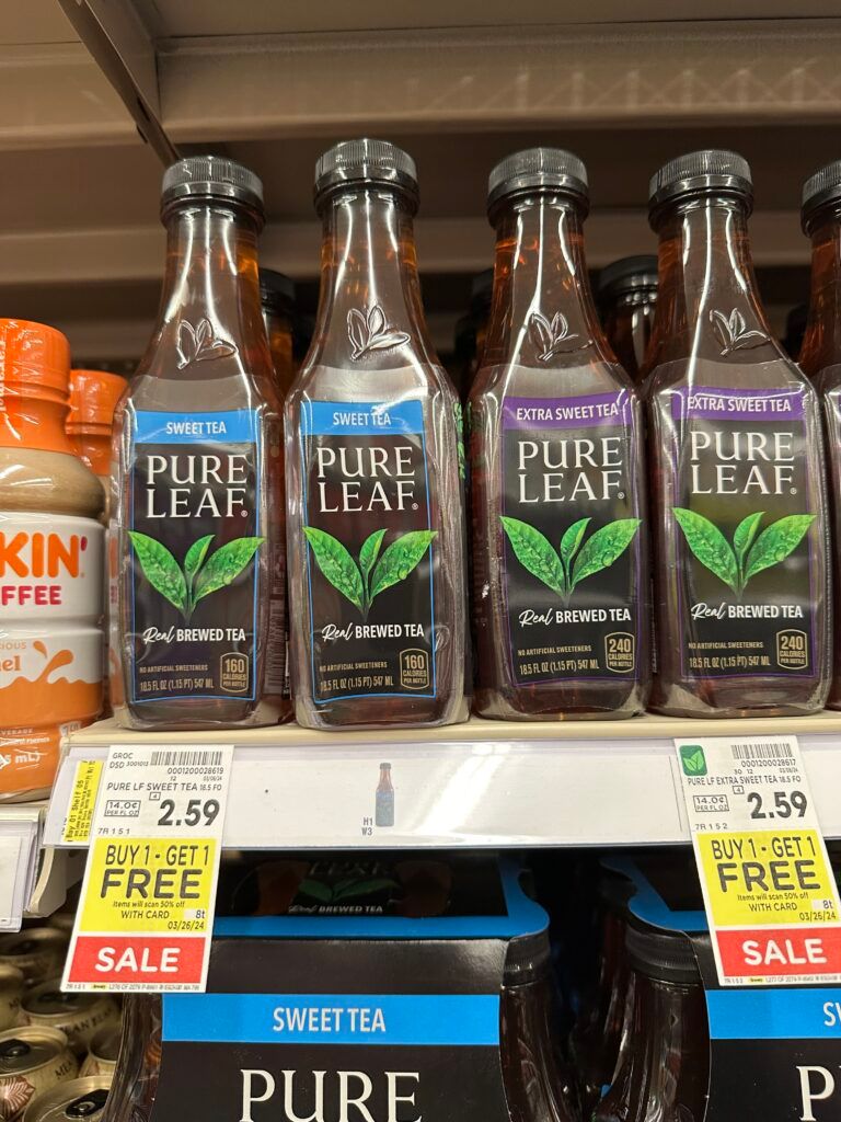 pure leaf kroger shelf image