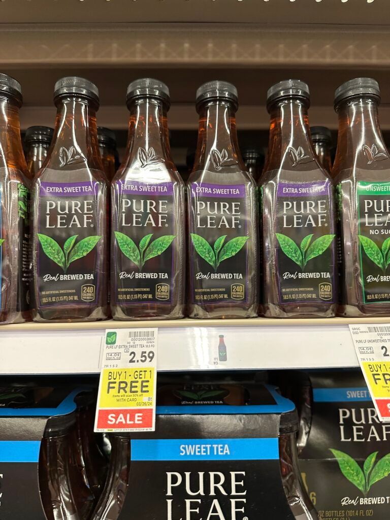 pure leaf kroger shelf image