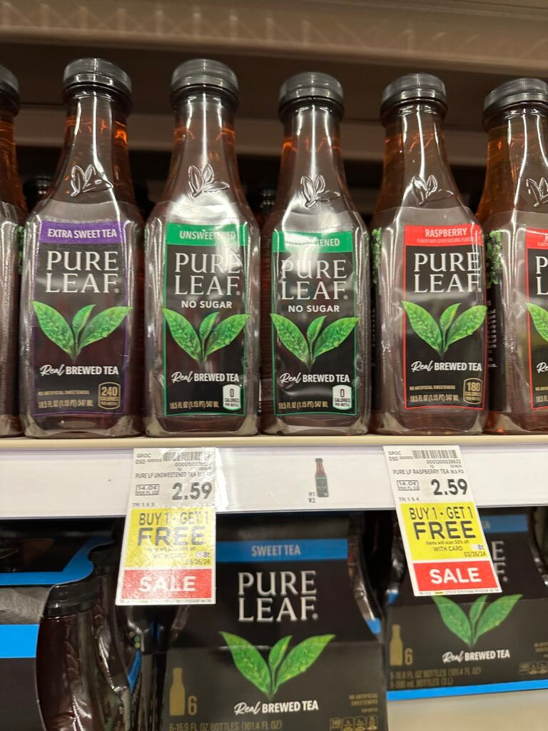 pure leaf kroger shelf image