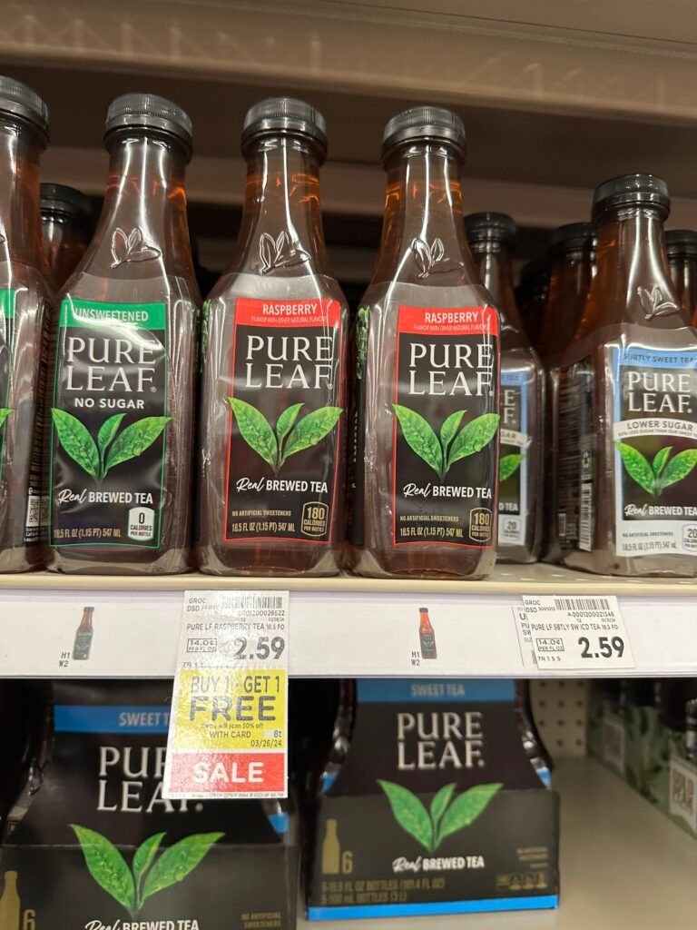 pure leaf kroger shelf image