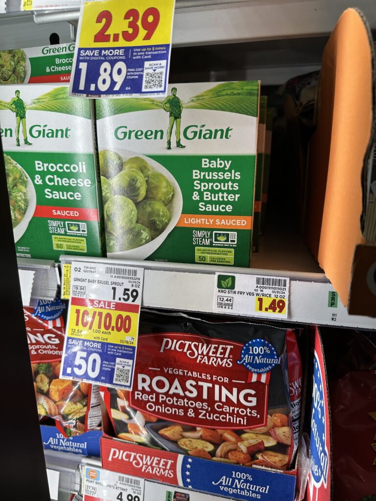 green giant kroger shelf image