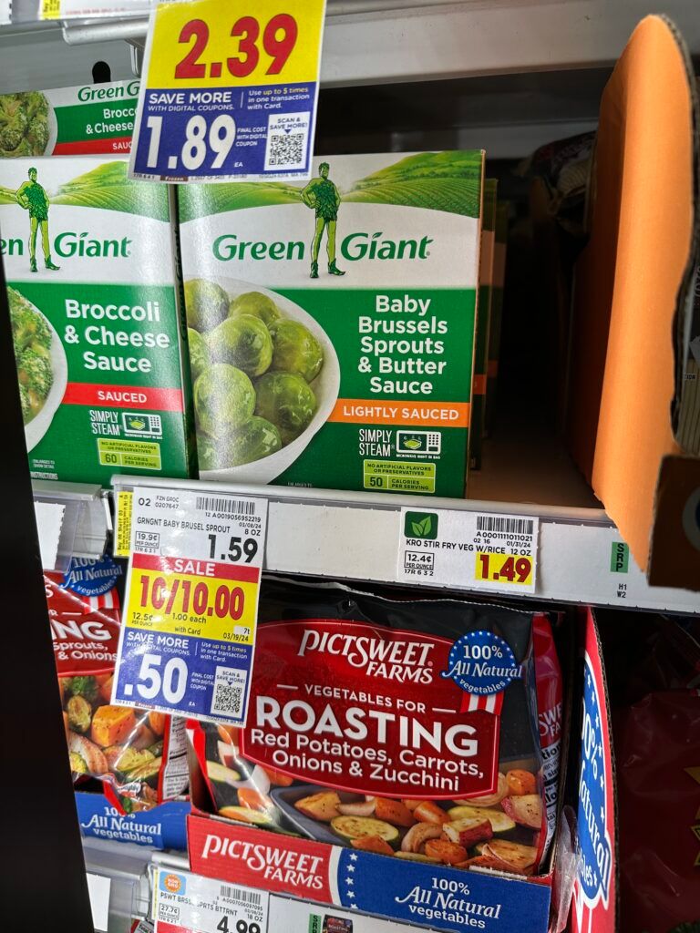 green giant kroger shelf image