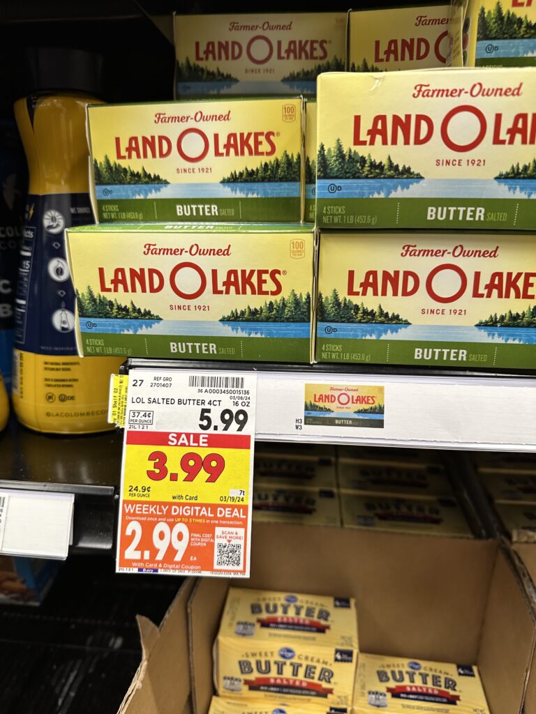 land o lakes kroger shelf image