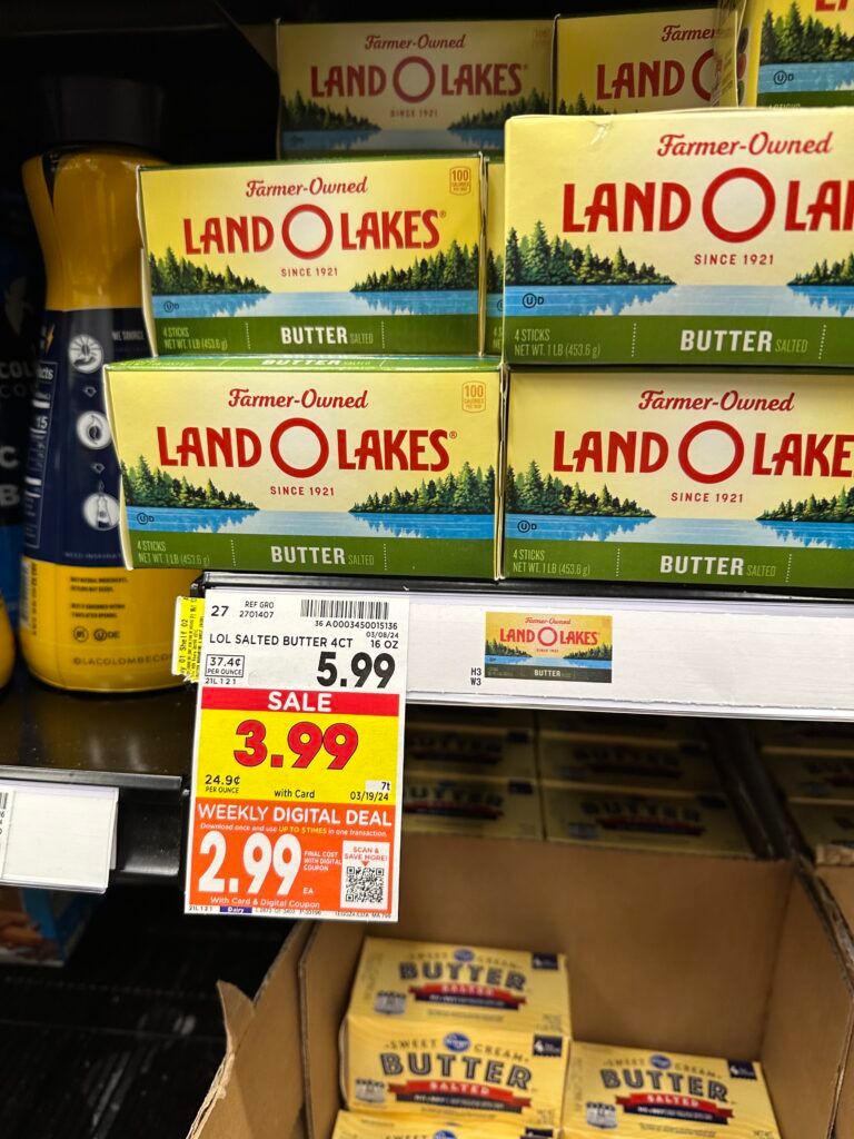 land o lakes kroger shelf image