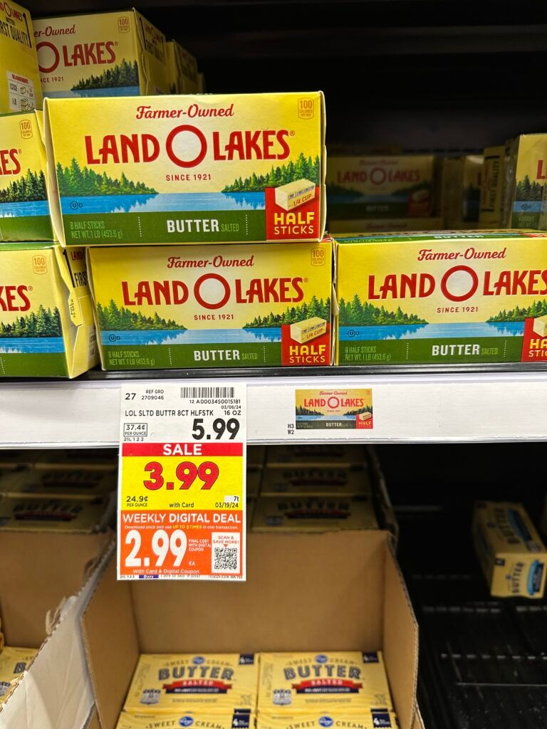 land o lakes kroger shelf image
