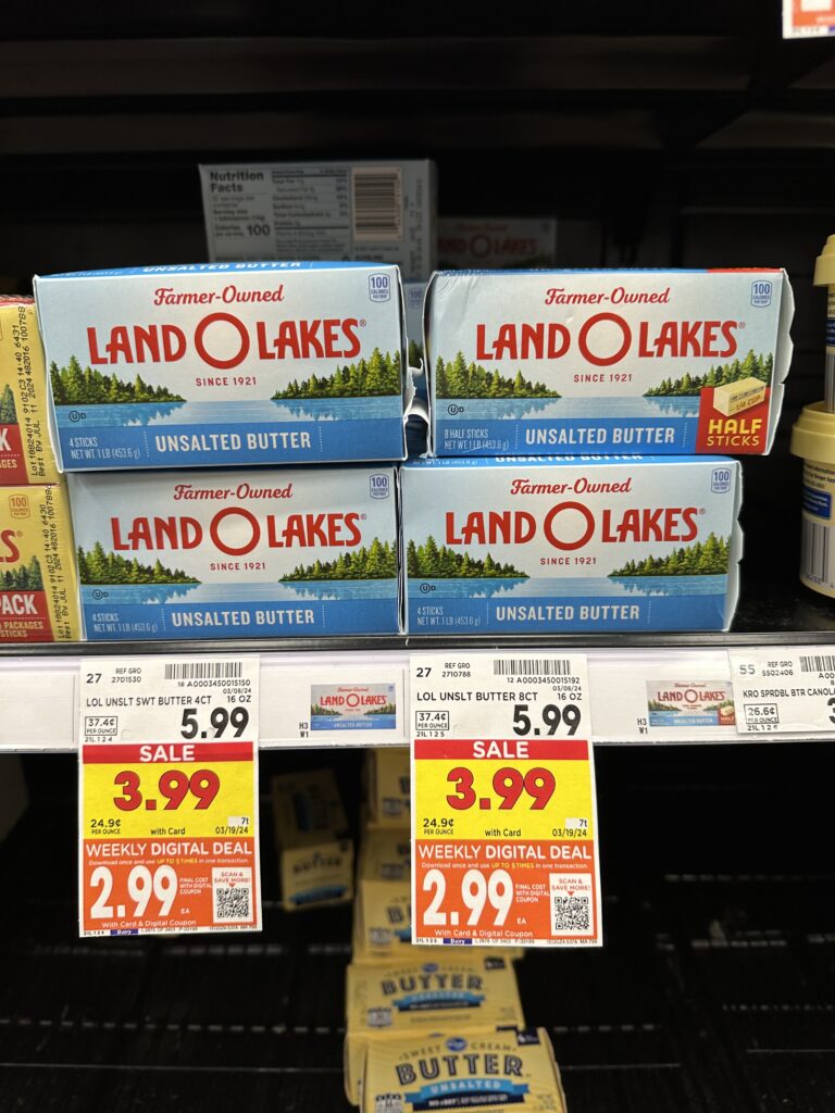 land o lakes kroger shelf image