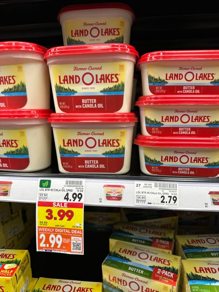 land o lakes kroger shelf image