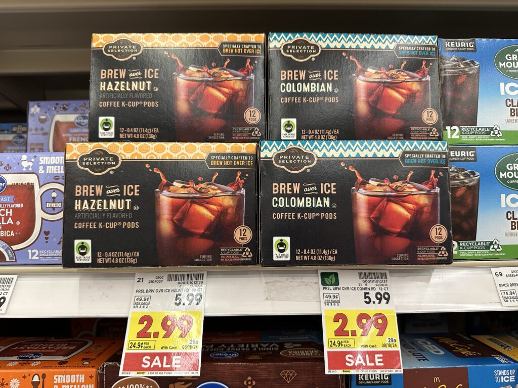 Private Selection Brew Over Ice Coffee kroger shelf image