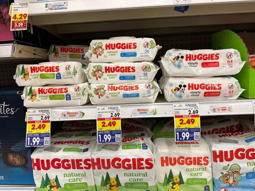 huggies kroger shelf image