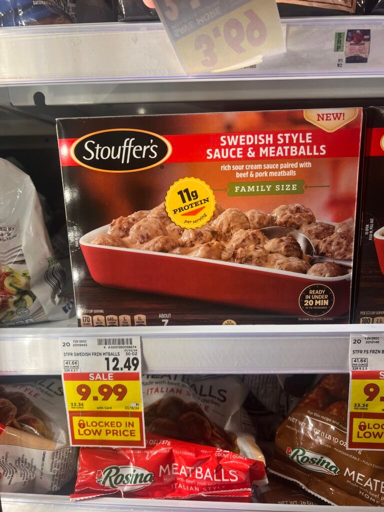 stouffers meatballs kroger shelf image