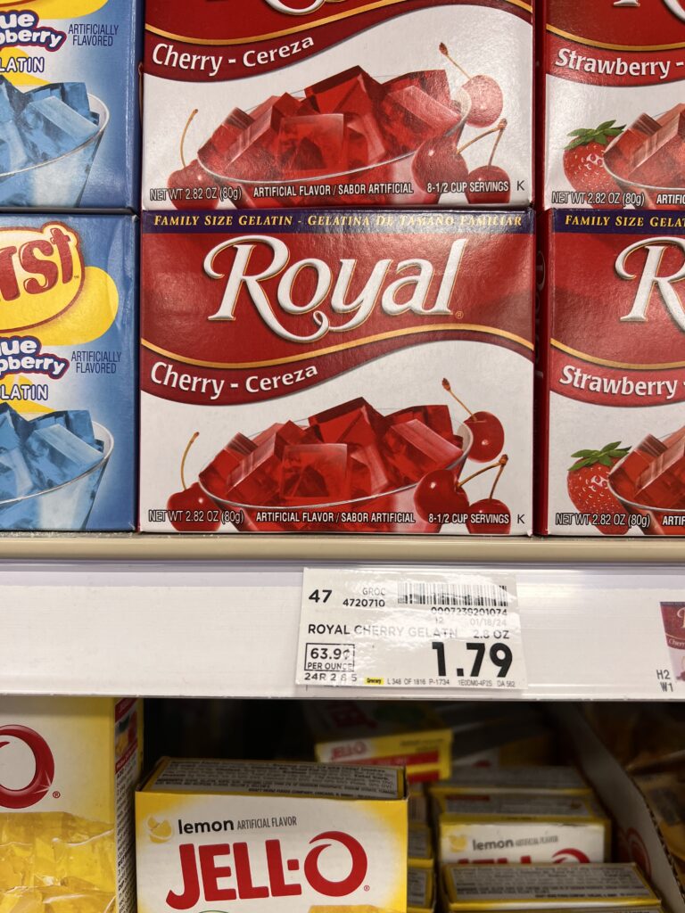 royal gelatin kroger shelf image