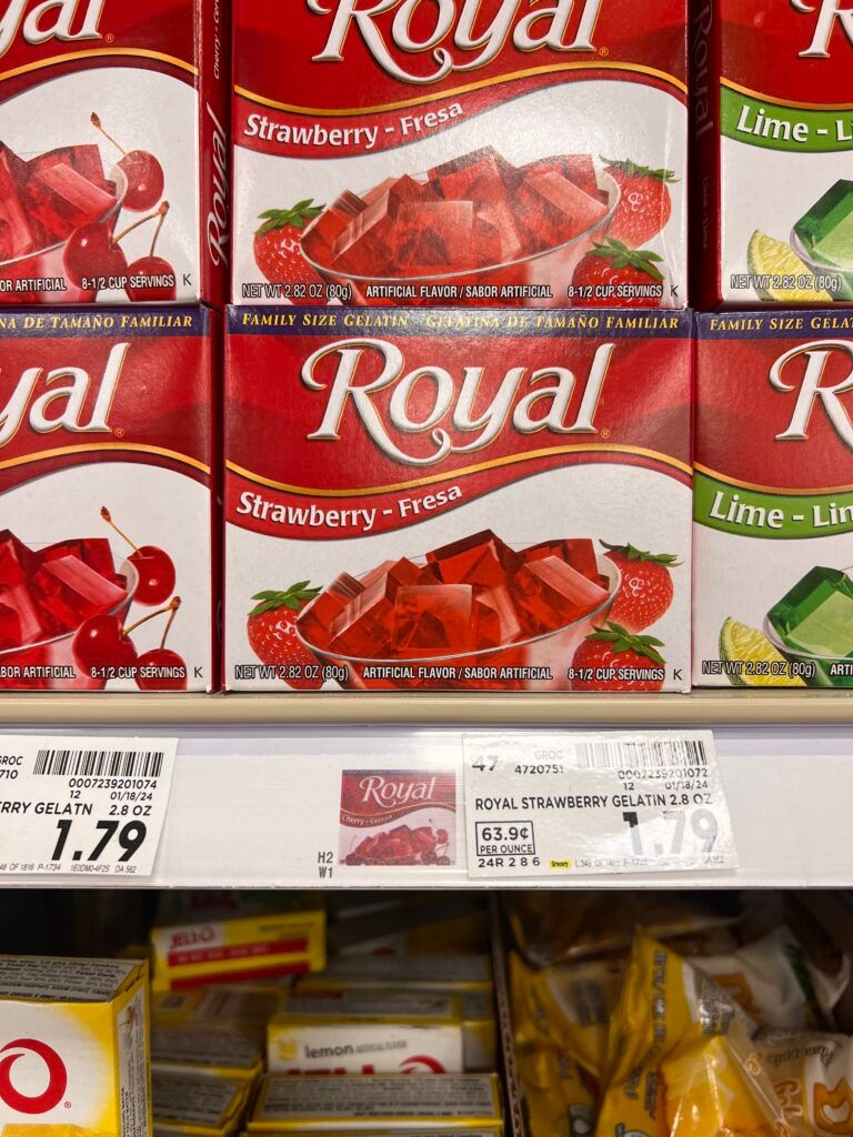 royal gelatin kroger shelf image