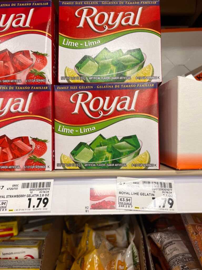 royal gelatin kroger shelf image