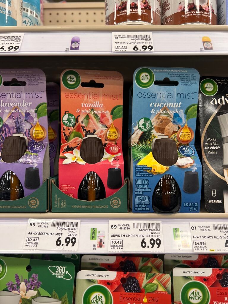 air wick essential mist kroger shelf image