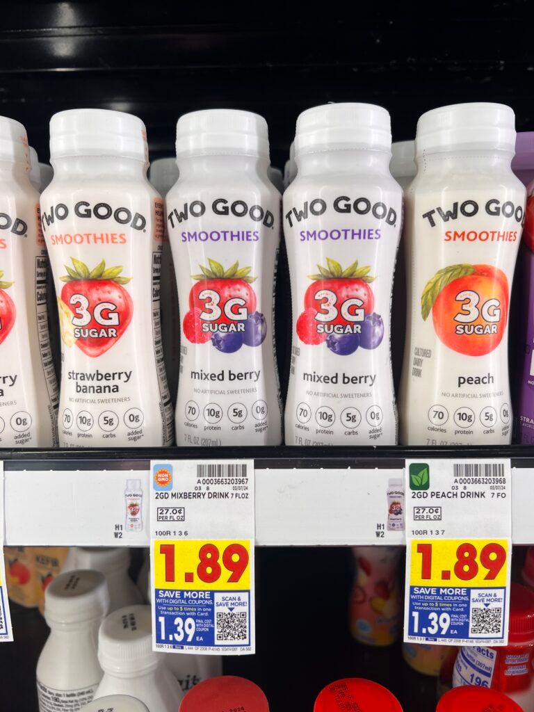 two good smoothies kroger shelf image