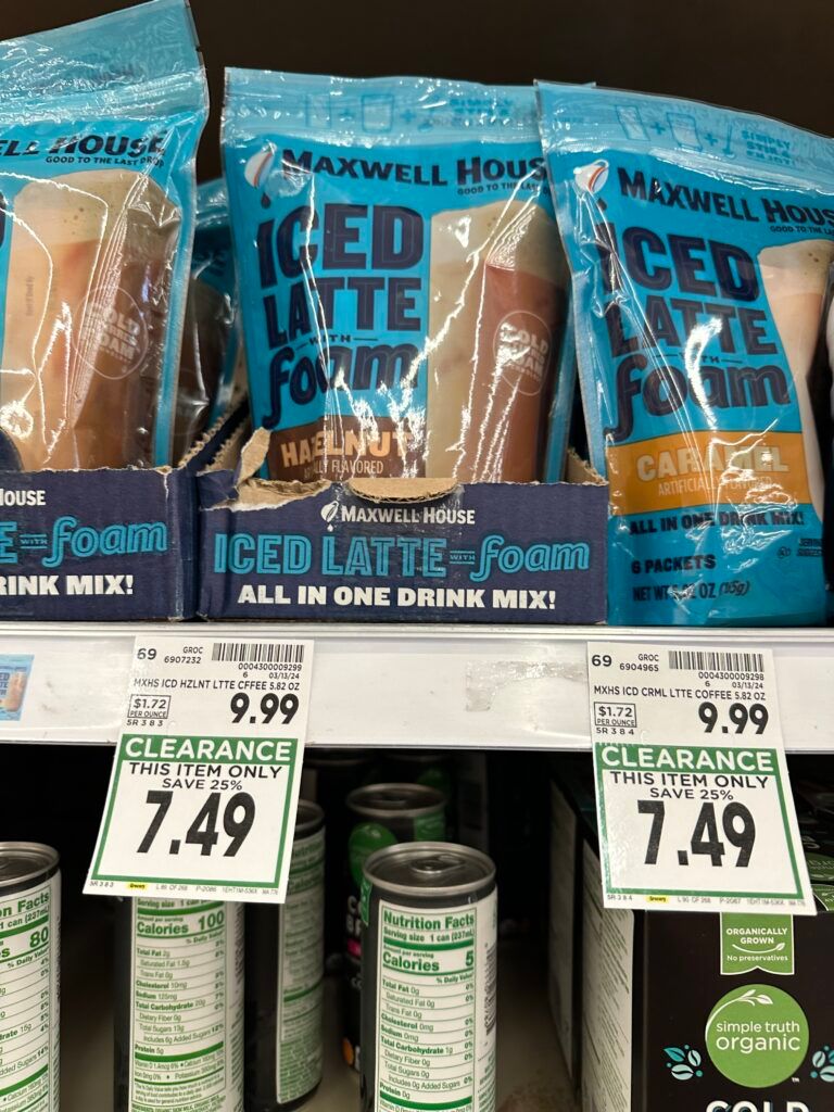 maxwell house coffee kroger shelf image