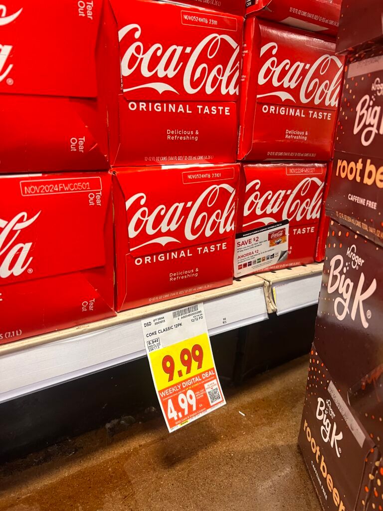 coca cola kroger shelf image