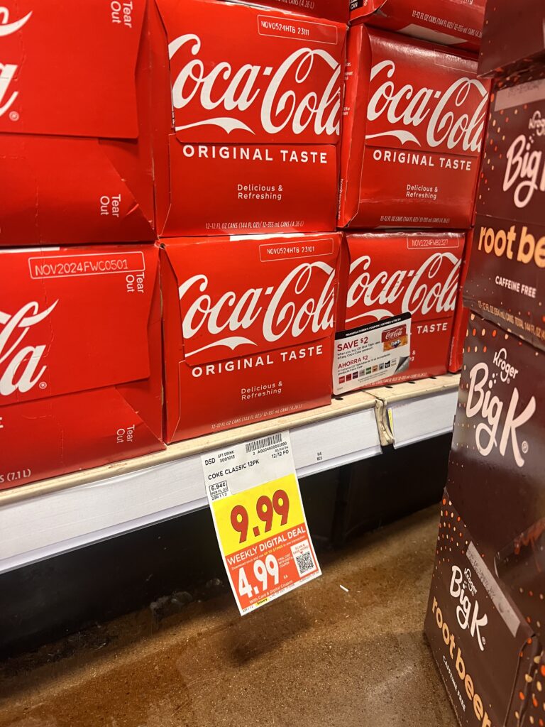 coca cola kroger shelf image