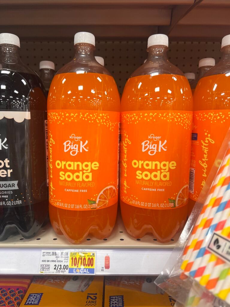 kroger soda shelf image