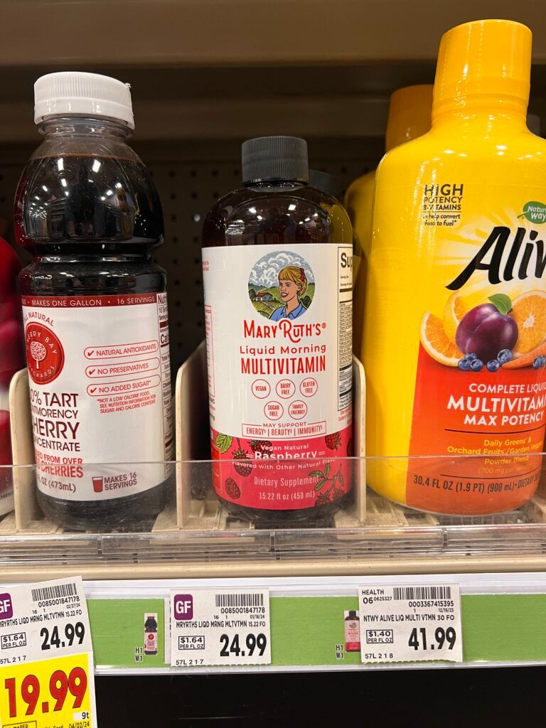 mary ruth's liquid morning kroger shelf image