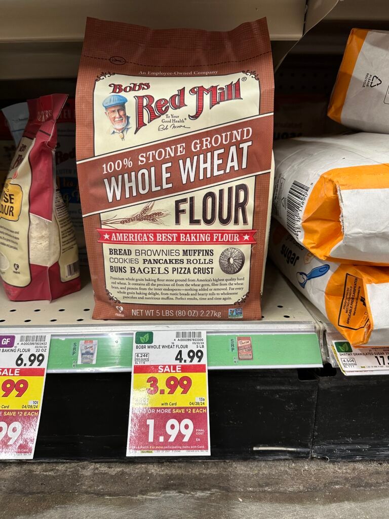 bobs red mill flour kroger shelf image