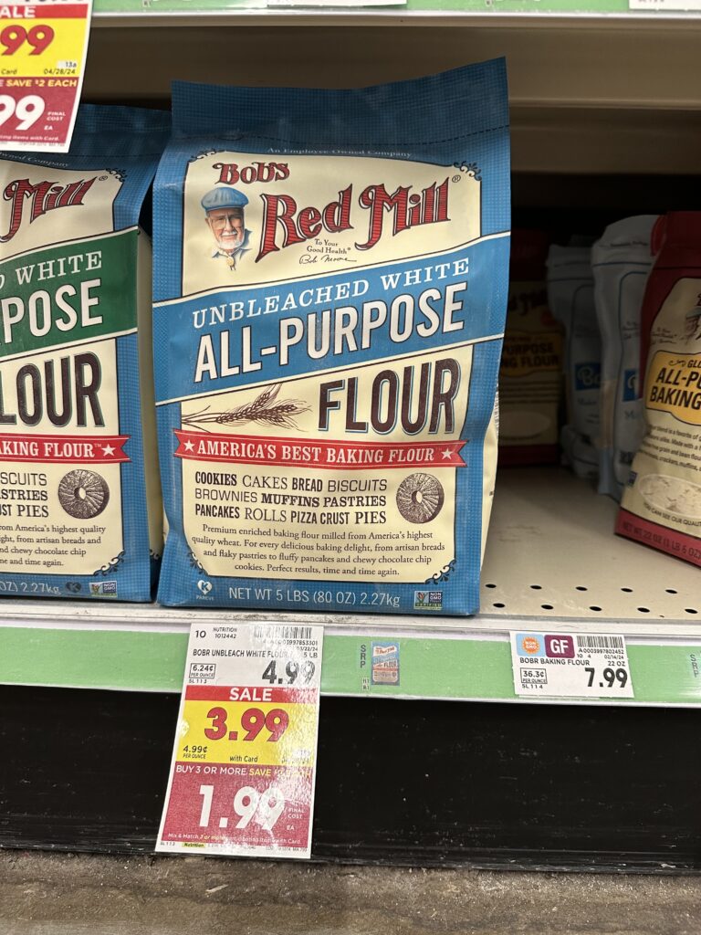 bobs red mill flour kroger shelf image