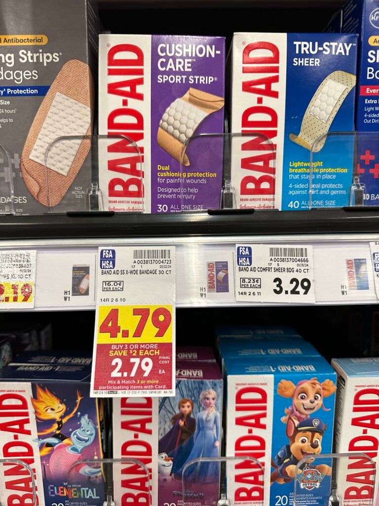 band-aid kroger shelf image