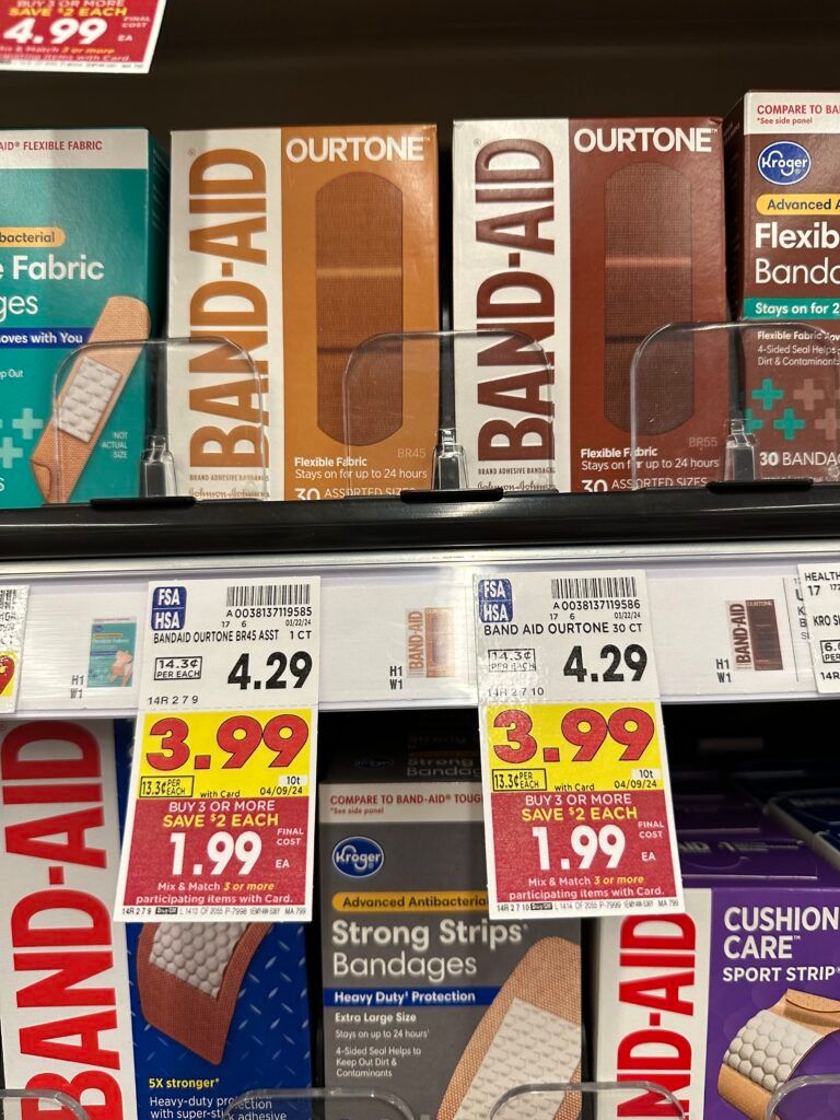 band-aid kroger shelf image