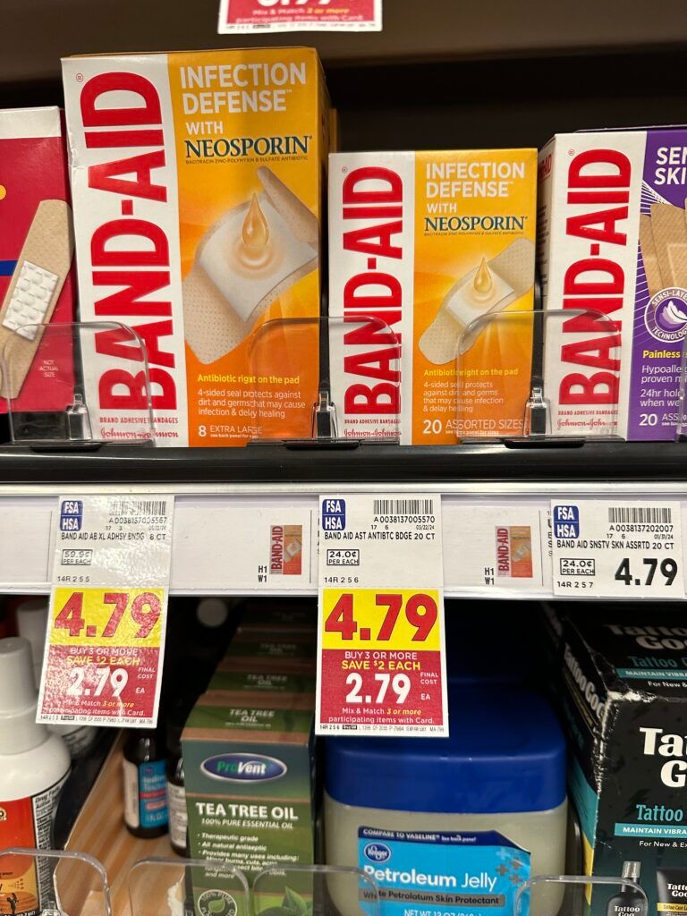 band-aid kroger shelf image