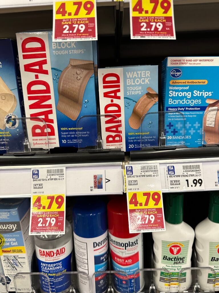 band-aid kroger shelf image
