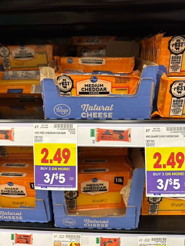 kroger cheese shelf image