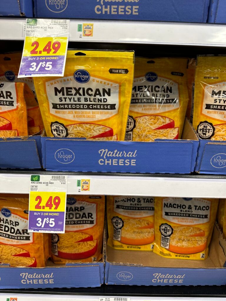 kroger cheese shelf image
