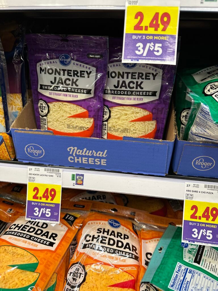 kroger cheese shelf image