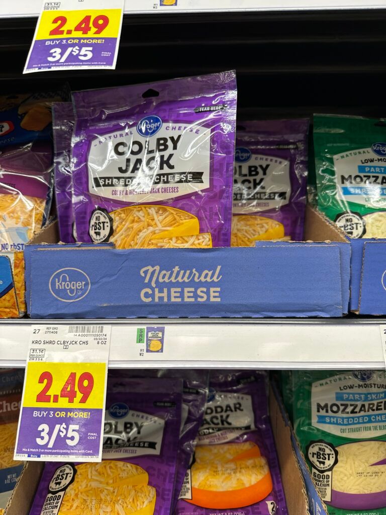 kroger cheese shelf image