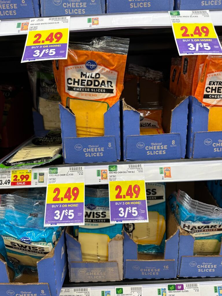 kroger cheese shelf image