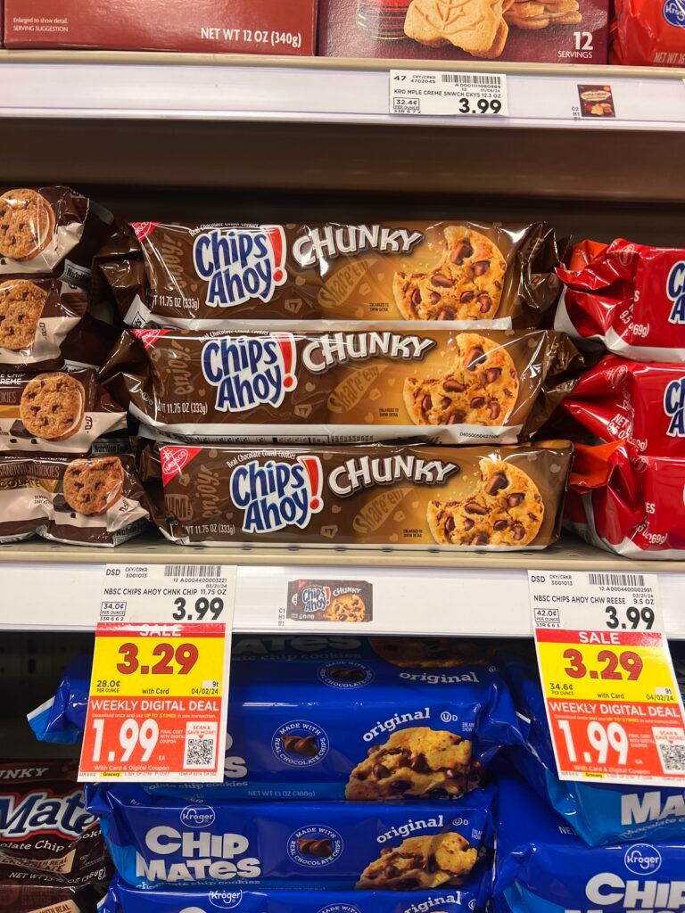 chips ahoy kroger shelf image