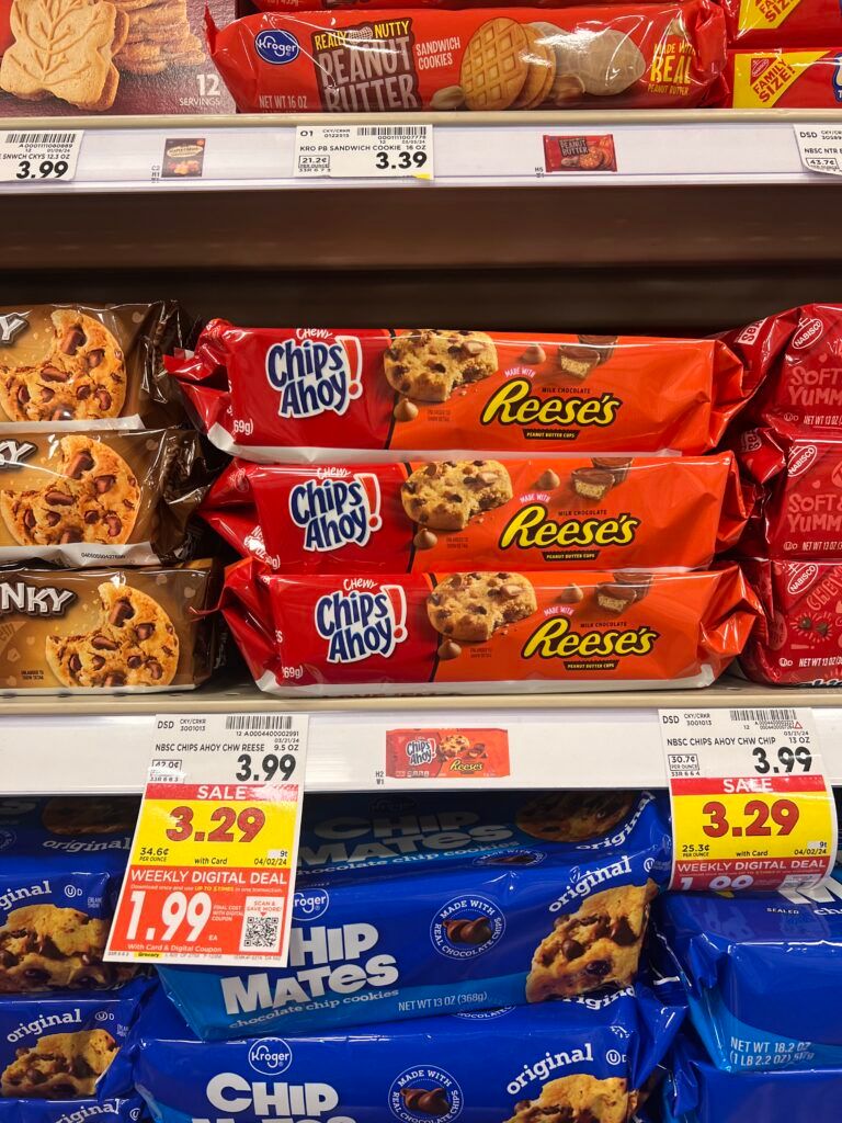 chips ahoy kroger shelf image