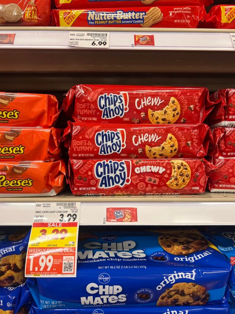 chips ahoy kroger shelf image