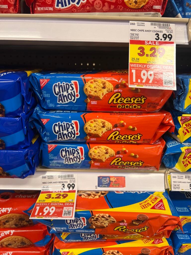 chips ahoy kroger shelf image