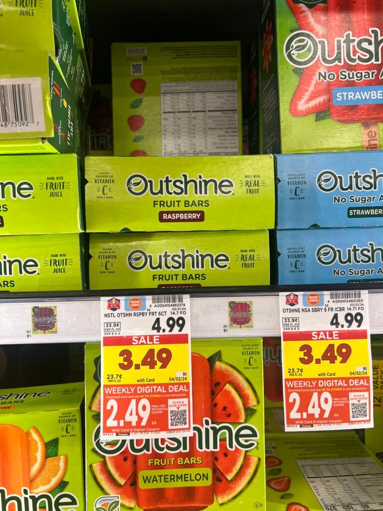 outshine bars kroger shelf image